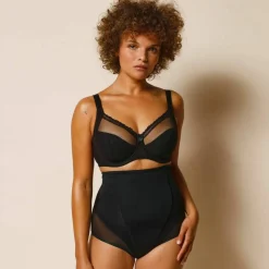 Soutien-gorge grand maintien en maille sculptante - avec armatures