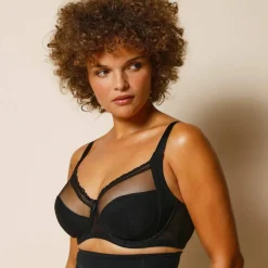 Soutien-gorge grand maintien en maille sculptante - avec armatures