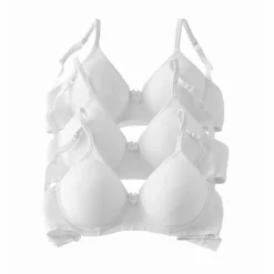 Soutien-gorge invisible forme emboîtante avec armatures - lot de 3