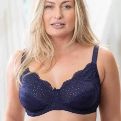 Soutien-gorge maille ajourée forme minimiseur Osilio, avec armatures flexibles