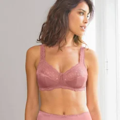 Soutien-gorge maille satinée et dentelle Salford sans armatures - lot de 2