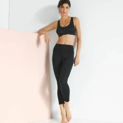 Soutien-gorge microfibre unie spécial sport, zippé devant - sans armatures
