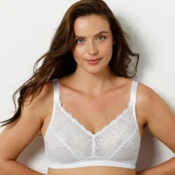 Soutien-gorge minimiseur dentelle graphique - sans armatures