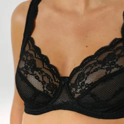 Soutien-gorge minimiseur grand maintien en dentelle - avec armatures