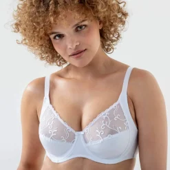 Soutien-gorge minimiseur microfibre et tulle brodé avec armatures - lot de 2