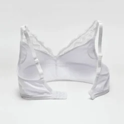Soutien-gorge post-opératoire coton stretch forme foulard - sans armatures.