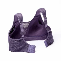 Soutien-gorge post-opératoire dentelle doublée coton forme emboîtante - sans armatures.