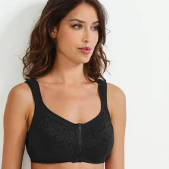 Soutien-gorge post-opératoire zippé devant - sans armatures