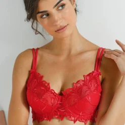 Soutien-gorge tulle tattoo tulle brodé avec armatures - lot de 2