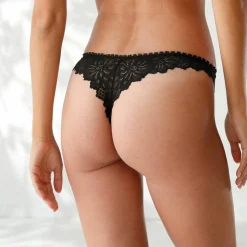 String microfibre et dentelle stretch - lot de 2