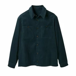 Surchemise boutonnée velours côtelé
