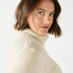 Sweat zippé, maille peluche
