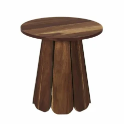 Table d'appoint ronde en bois