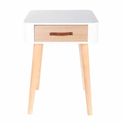 Table de chevet bicolore 1 tiroir