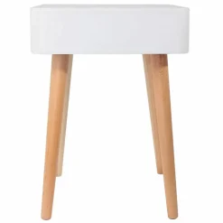 Table de chevet bicolore 1 tiroir