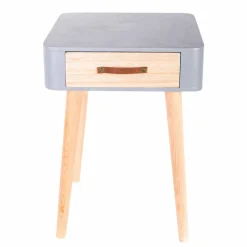 Table de chevet bicolore 1 tiroir
