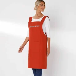 Tablier de cuisine japonais coton uni personnalisable