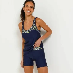 Tankini imprimé dos nageur Upala - coques amovibles
