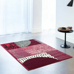 Tapis décoratif motif géométrique