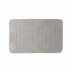 Tapis de bain effet damier