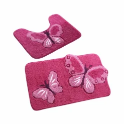 Tapis de bain fantaisie Papillons