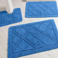 Tapis de bain losanges