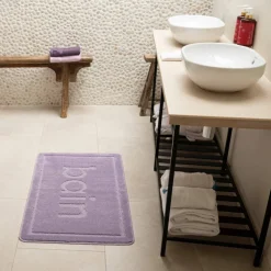 Tapis de bain motif "bain"