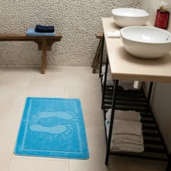 Tapis de bain motif fantaisie