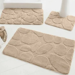 Tapis de bain motif galets