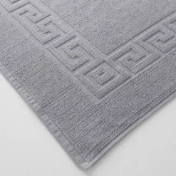 Tapis de bain éponge liteau motif frise grecque