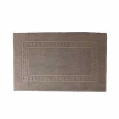 Tapis de bain éponge liteau motif frise grecque