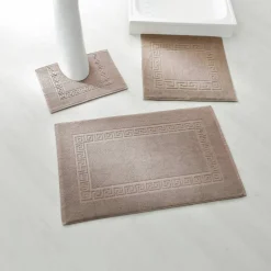 Tapis de bain éponge liteau motif frise grecque