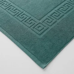 Tapis de bain éponge liteau motif frise grecque