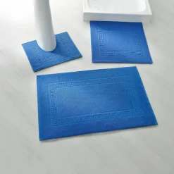 Tapis de bain éponge liteau motif frise grecque