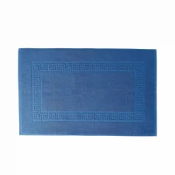 Tapis de bain éponge liteau motif frise grecque