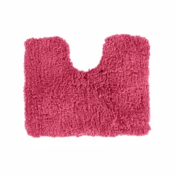 Tapis de bain uni moelleux microfibre
