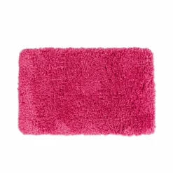 Tapis de bain uni moelleux microfibre