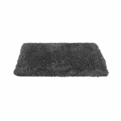 Tapis de bain uni moelleux microfibre