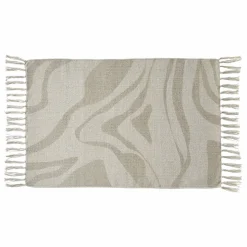 Tapis imprimé Evald pur coton
