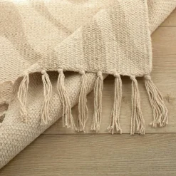 Tapis imprimé Evald pur coton