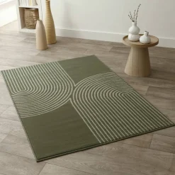 Tapis motif double arche