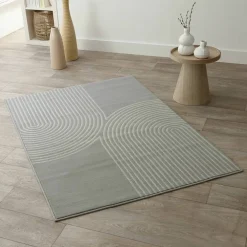 Tapis motif double arche