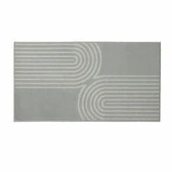 Tapis motif double arche