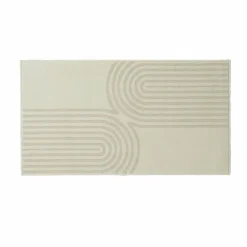 Tapis motif double arche