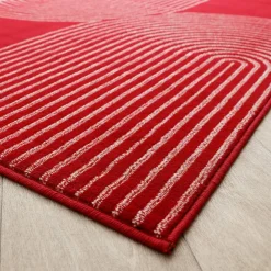 Tapis motif double arche