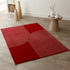Tapis motif double arche