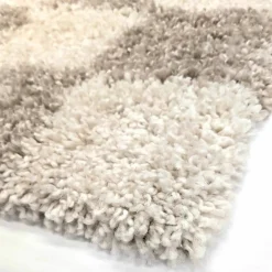 Tapis rectangulaire, motif damiers