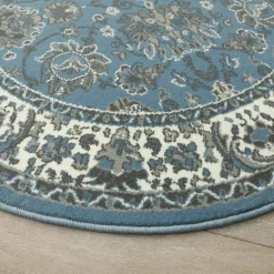 Tapis rond motifs perse
