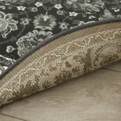 Tapis rond motifs perse