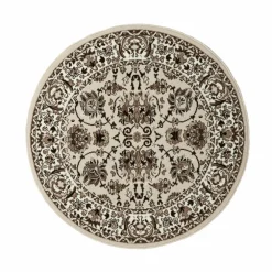 Tapis rond motifs perse